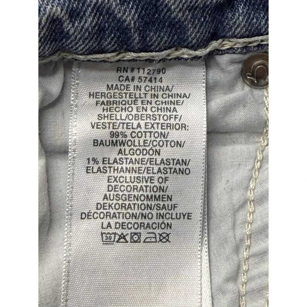 True Religion Jeans Mens Measure 37x33 Blue Geno Relaxed Slim Light Wash Stretch
